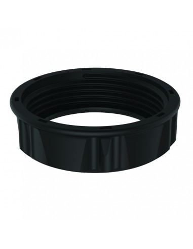 Ecrous en plastique recyclé de couleur noire pour siphon d'évier ou bonde de douche. Pièce détachée