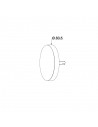Plan 057900 036 00 volant de baignoire ABS or mat