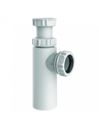 Siphon de lavabo design en plastique recyclé réglable avec une entrée et sortie de Diam.32