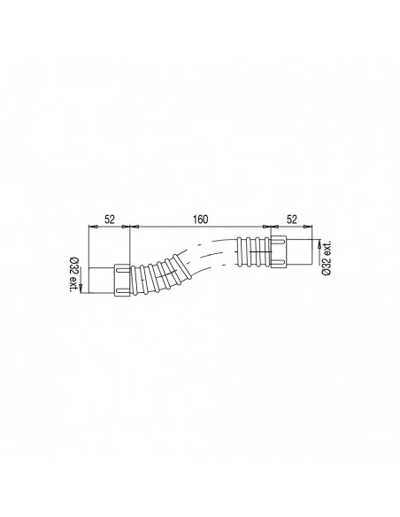 Plan 81220000000 flexible m/m diam.32 passpartout