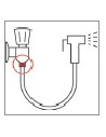 Water regulator for shattaf