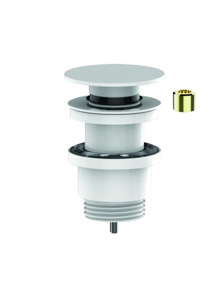 White brass waste for washbasin