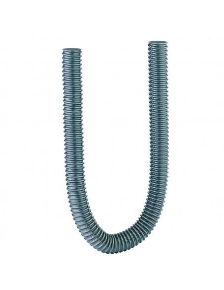 Raccord flexible armé sans les 2 embouts en PVC gris à coller