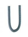 Raccord flexible armé sans les 2 embouts en PVC gris à coller