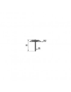 Grille et vis inox, pièce détachée pour combiné urinoir réf 6240 VALENTIN 2