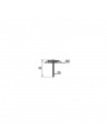 Plan 056700 000 00 Grille inox D. 62 mm avec vis L. 80 mm, pour urinoir
