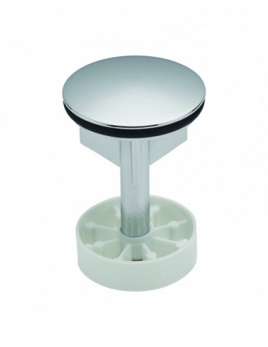 Wing pop-up plug for automatic basin waste, 39 mm dia., chrome-plated brass, set of 10 pieces