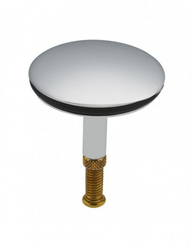 Batch of 5 brass D43 mm plugs for bath waste ref 2953