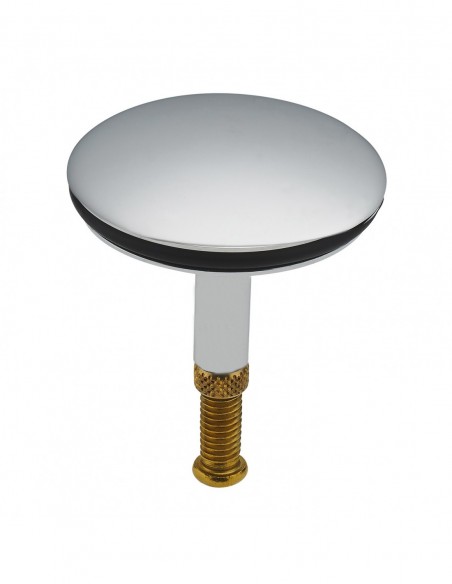 Batch of 5 brass D43 mm plugs for bath waste ref 2953