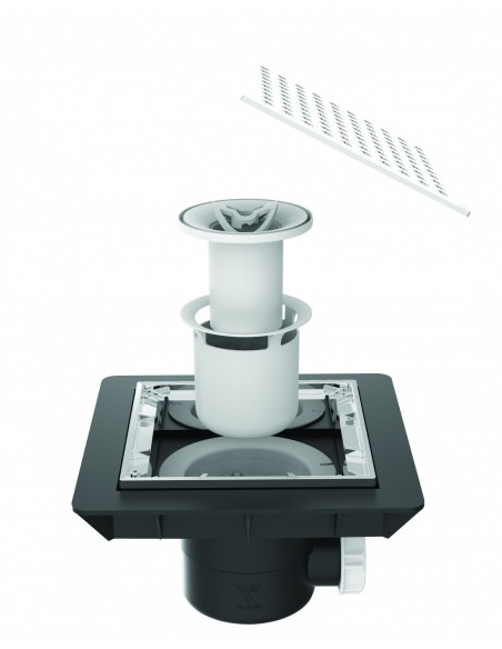 Bonde de sol pour douche à l'italienne Valentin