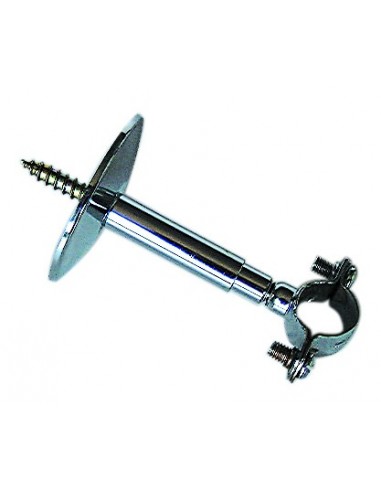 Collier de fixation en métal chromé ajustable avec diam de 16mm pour douche