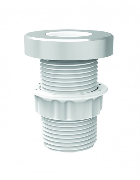 Porte-douchette sur gorge en ABS chromé pour douche