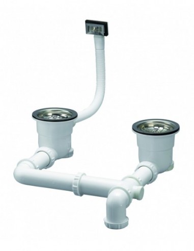 Equipement complet d'évier avec gain d'espace