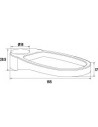 Drawing 826000 000 00 Soap dish for shower bar