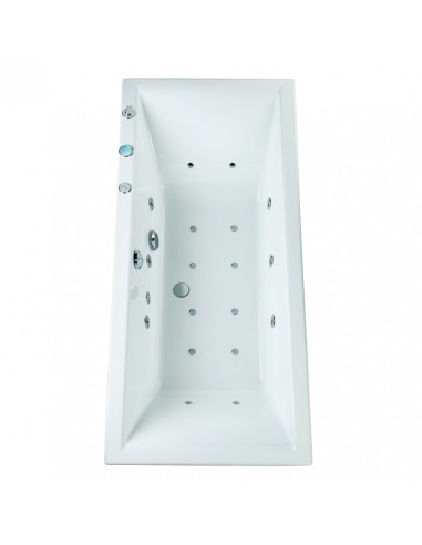 Kyo straight whirlpool bath tub, 180...