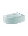 Baignoire d'angle version gauche Archipel gain d'espace 150 x 100 cm