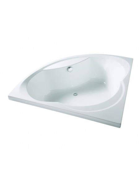 Baignoire d'angle Diva avec longueur 140cm et largeur 140 cm