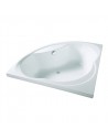 Baignoire d'angle Diva avec longueur 140cm et largeur 140 cm