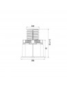 Drawing 660200 000 00 cricabac Fit shower leg