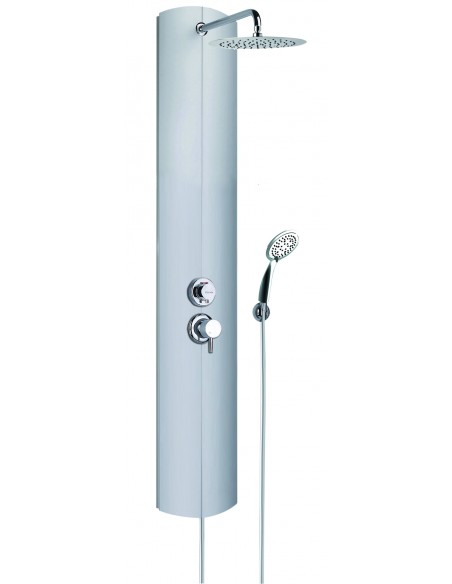 ref 507300 Shower column Totmy Too thermostatic mixer, chrome plated ABS 3 sprays handshower