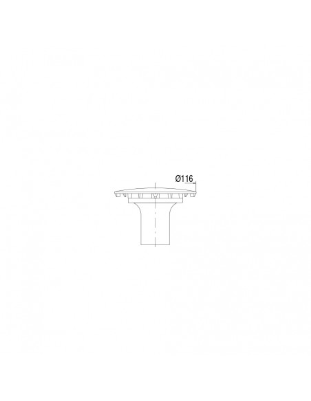 Plan 032500 005 00 capot pour bonde de receveur de douche