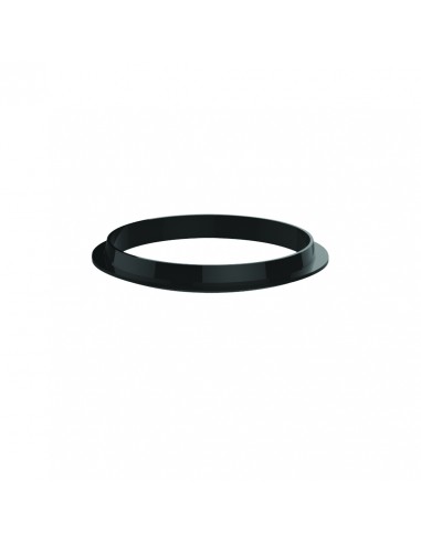 Washer for washbasin made of black elastomer, D. 38 x 30 x 4 mm