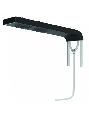 Casquette avec liaison pour colonne de douche Dune noire