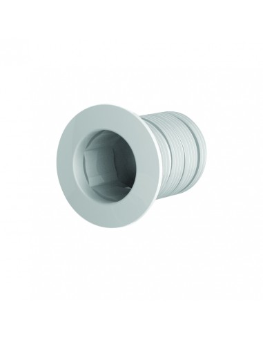 White flange for overflow dia 24 mm