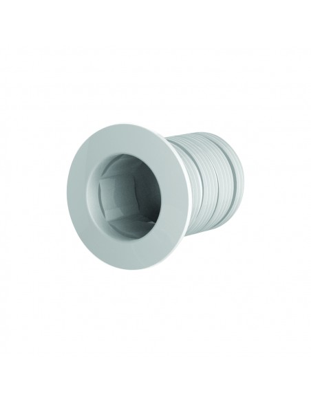 White flange for overflow dia 24 mm