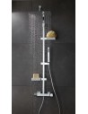 Domino shower column with thermostatic mixer