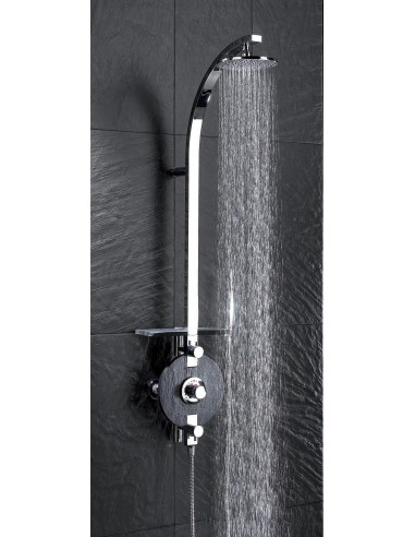 Epure shower column with thermostatic...