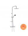 Combiné de douche Audace avec équipement en laiton et métal chromé et robinet thermostatic