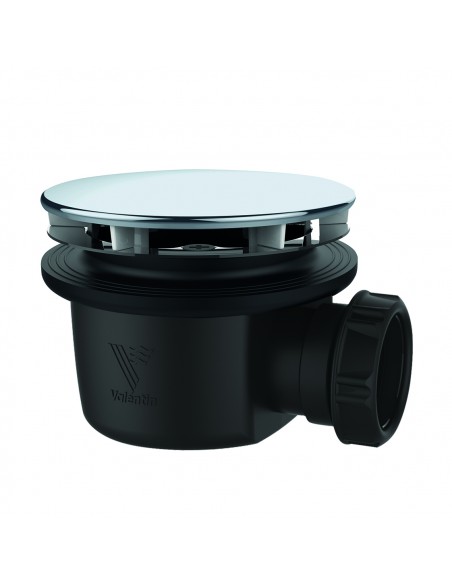 Bonde extra-plate en plastique recyclé pour douche