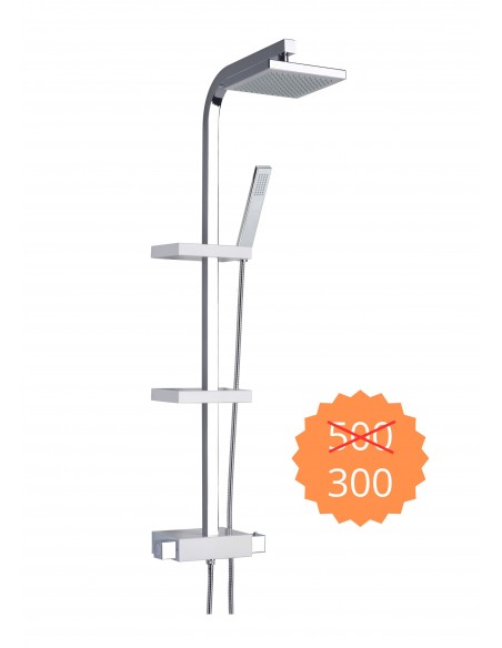 Combiné de douche Cargo design et laiton haute qualité