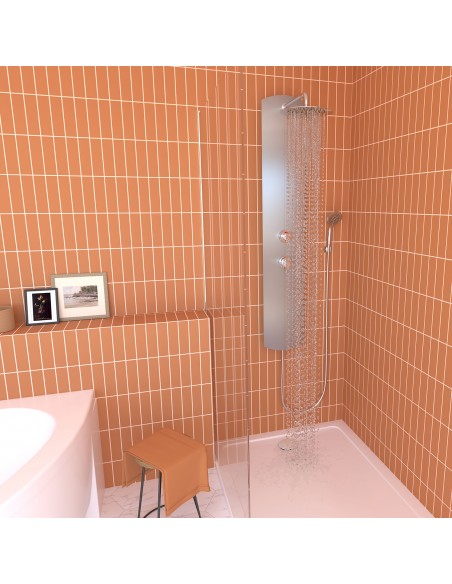 Shower colomn Totmy too in anodised aluminium , made in France