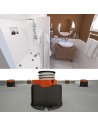 Pied de receveur ultra-compact Cricabac Fit