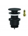 Universal black brass waste for washbasin