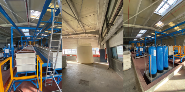 Implementation of a new non-toxic, zero-discharge chrome plating line - February 2024