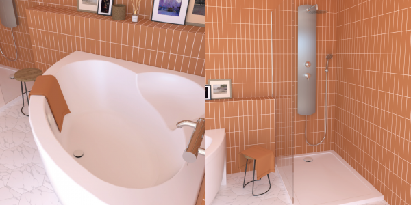 White is white: a breath of fresh air in the bathrooms