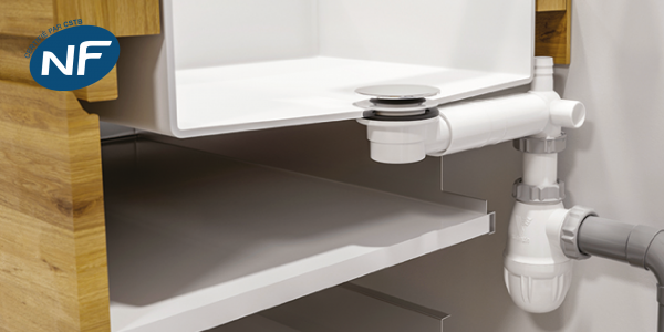 TBXP: universal equipment for washbasin certified NF !