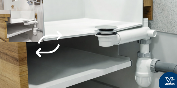 Nouveauté TBXP ! La solution gain de place désormais compatible pour évier et lavabo.