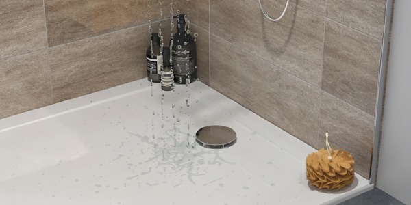 FLUSH 44 : ultra-fast and extra-flat shower drain.